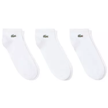 Lacoste Sport Short Socks White (3 Pairs)