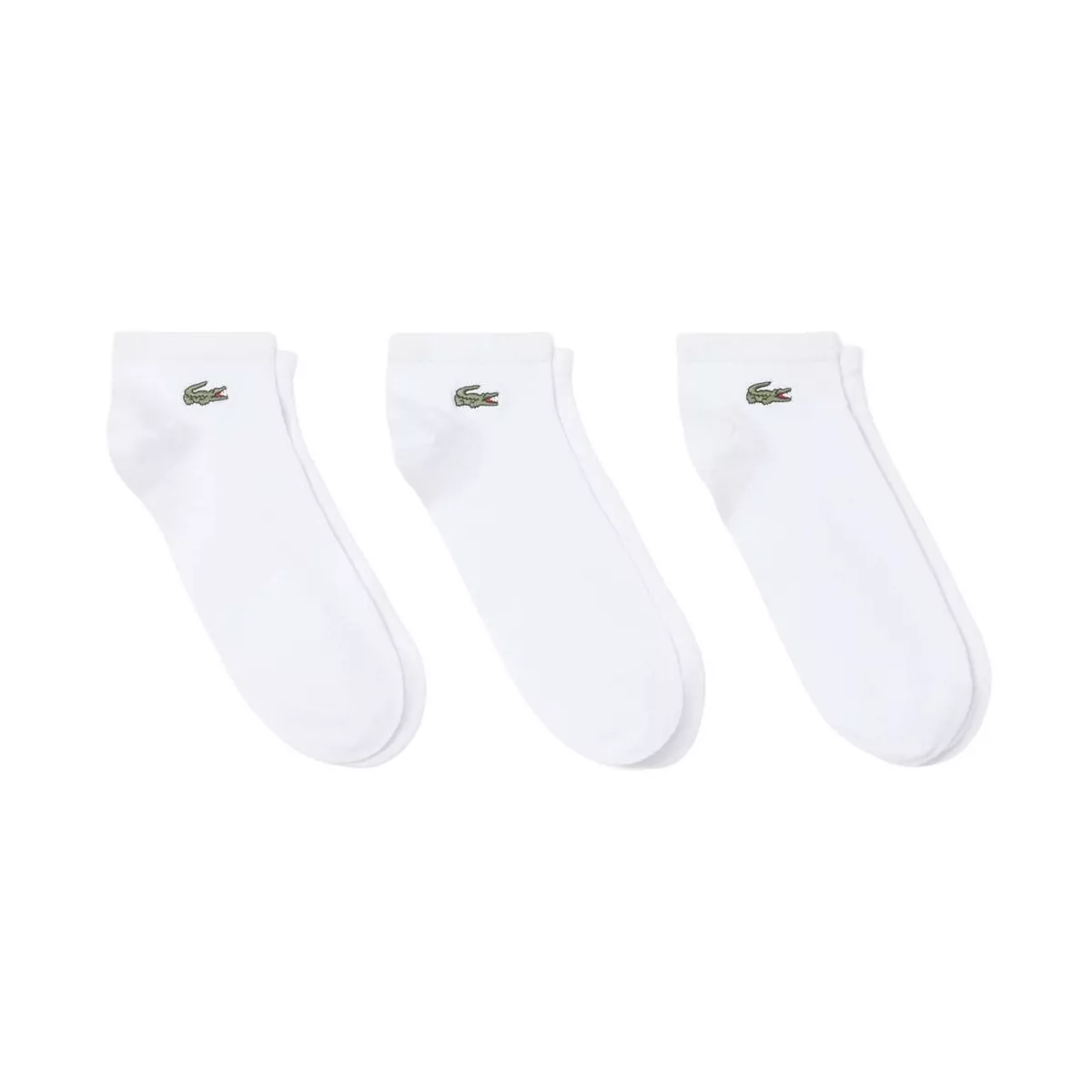 Lacoste Sport Short Socks White (3 Pairs)