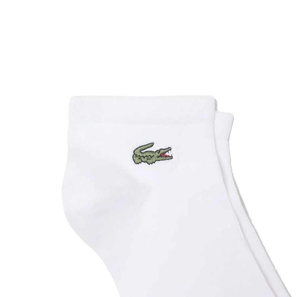 Lacoste Sport Short Socks White (3 Pairs)