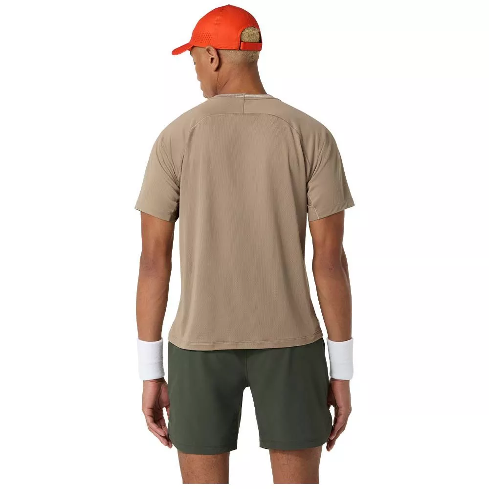 Asics Game SS T-Shirt Grey Beige