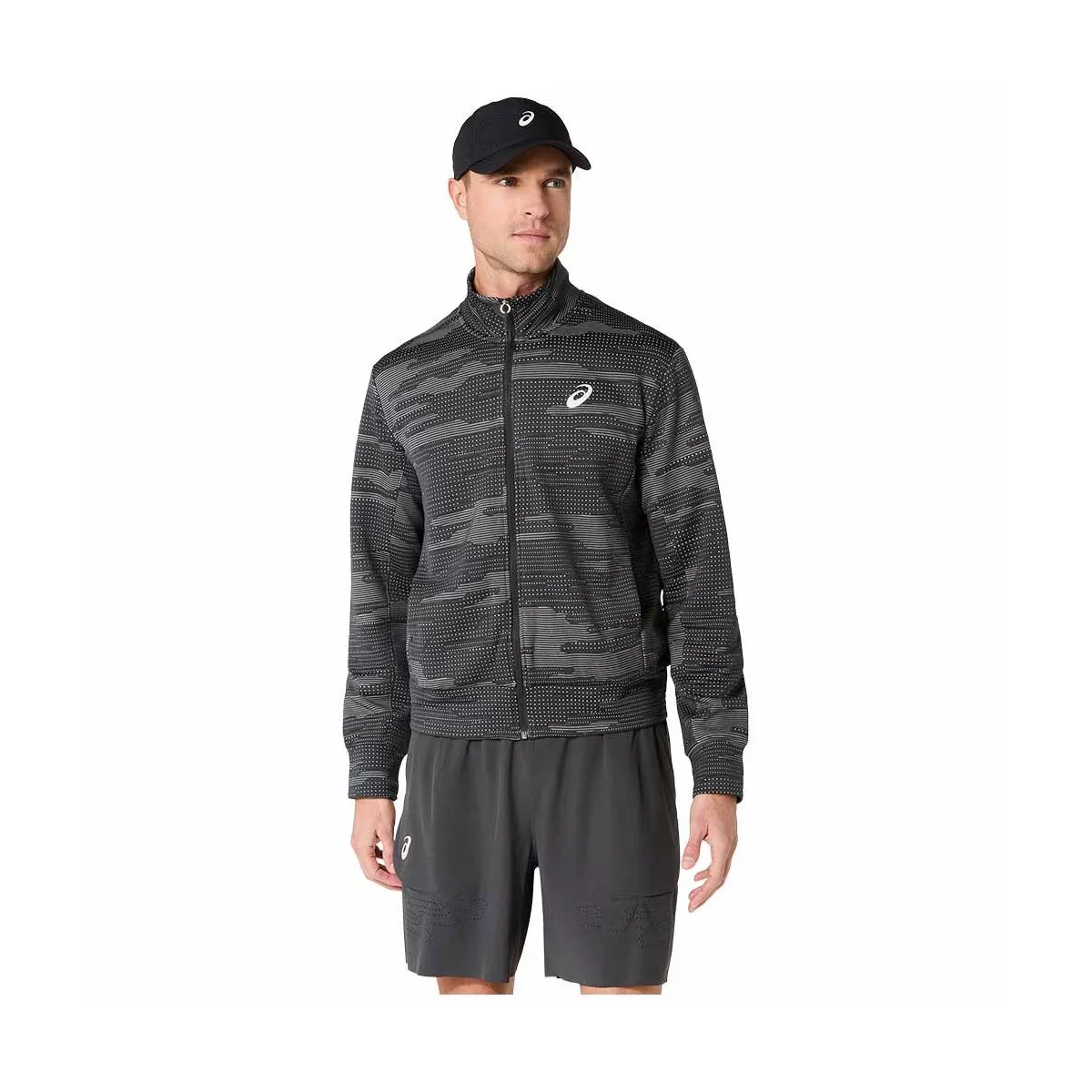 Asics Match Night Energy Jacket Black / Grey