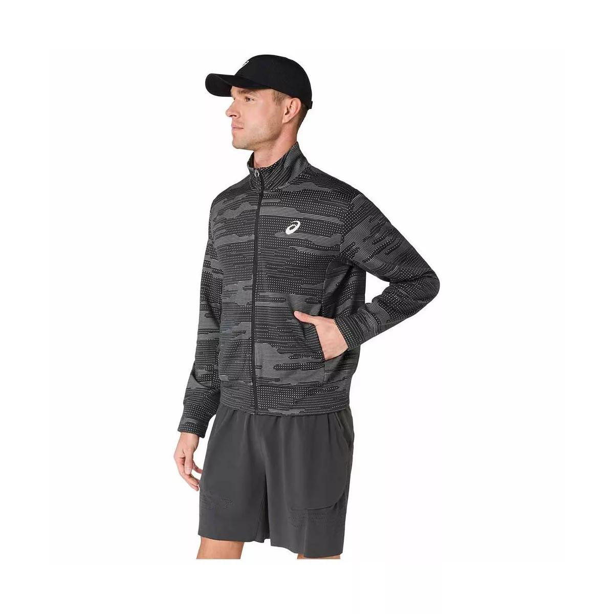 Asics Match Night Energy Jacket Black / Grey