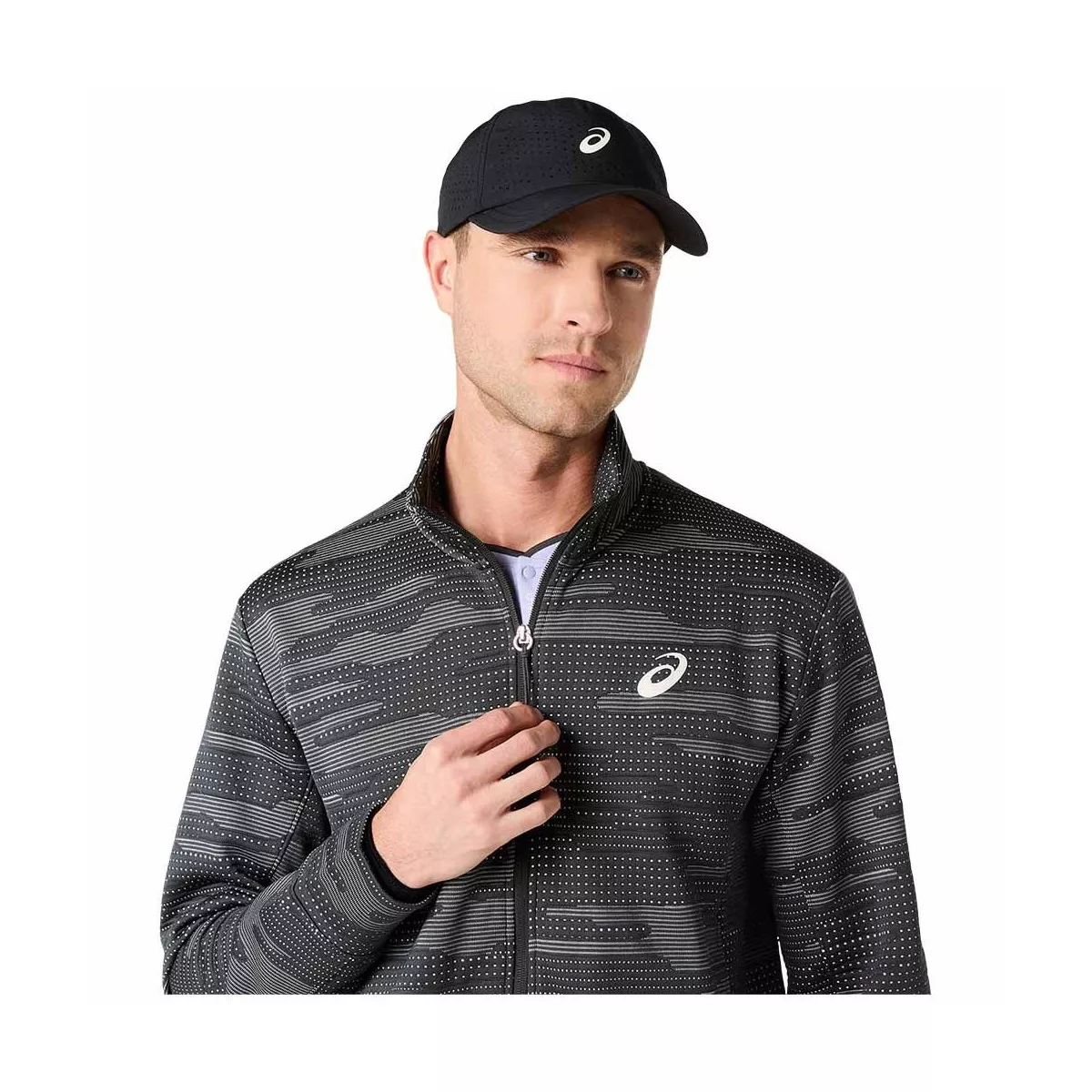 Asics Match Night Energy Jacket Black / Grey