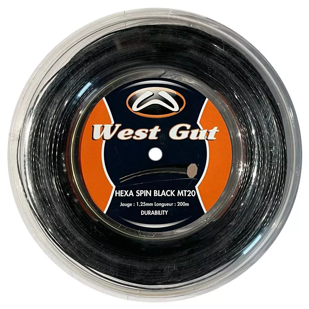West Gut Hexa Spin Black MT20 200m String Reel - Second Choice