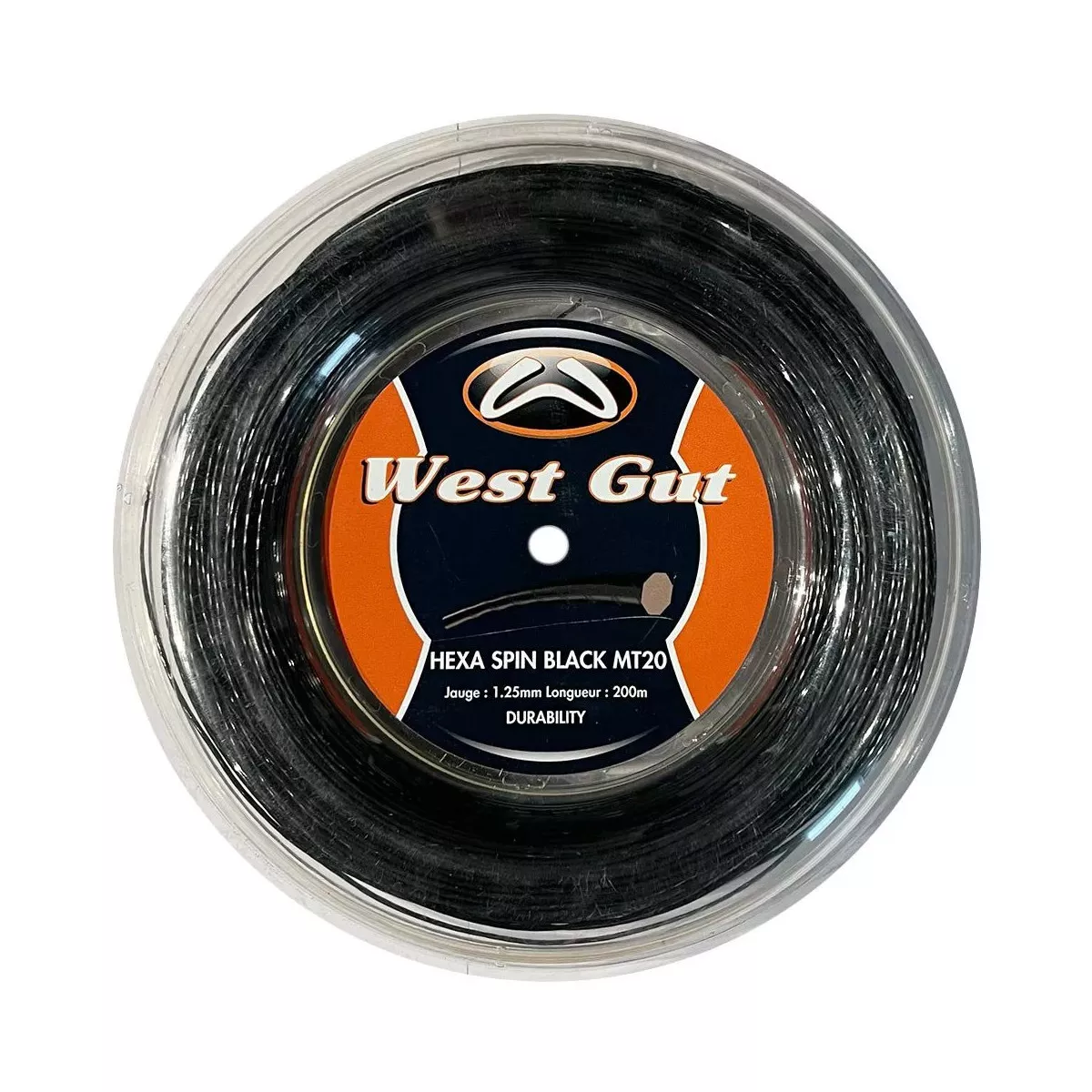West Gut Hexa Spin Black MT20 200m String Reel - Second Choice