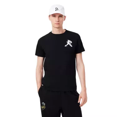 Lacoste Tennis x Novak Djokovic Training Pack - Black T-Shirt & White Cap