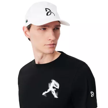 Lacoste Tennis x Novak Djokovic Training Pack - Black T-Shirt & White Cap