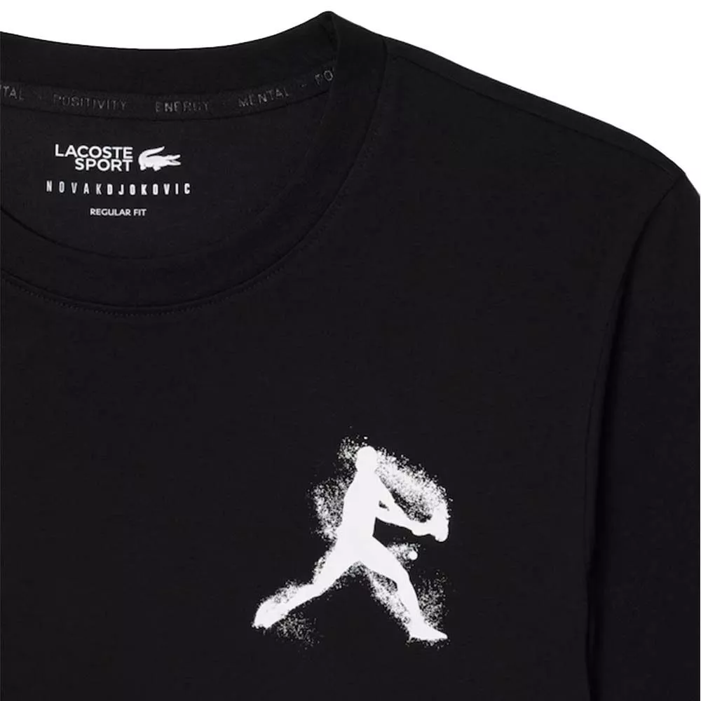 Lacoste Tennis x Novak Djokovic Training Pack - Black T-Shirt & White Cap