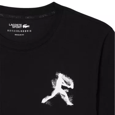 Lacoste Tennis x Novak Djokovic Training Pack - Black T-Shirt & White Cap