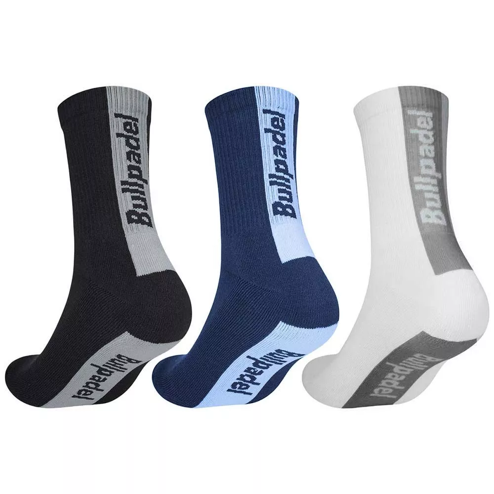 Bullpadel BP265 I Socks Black / Navy / White (3 Pairs)