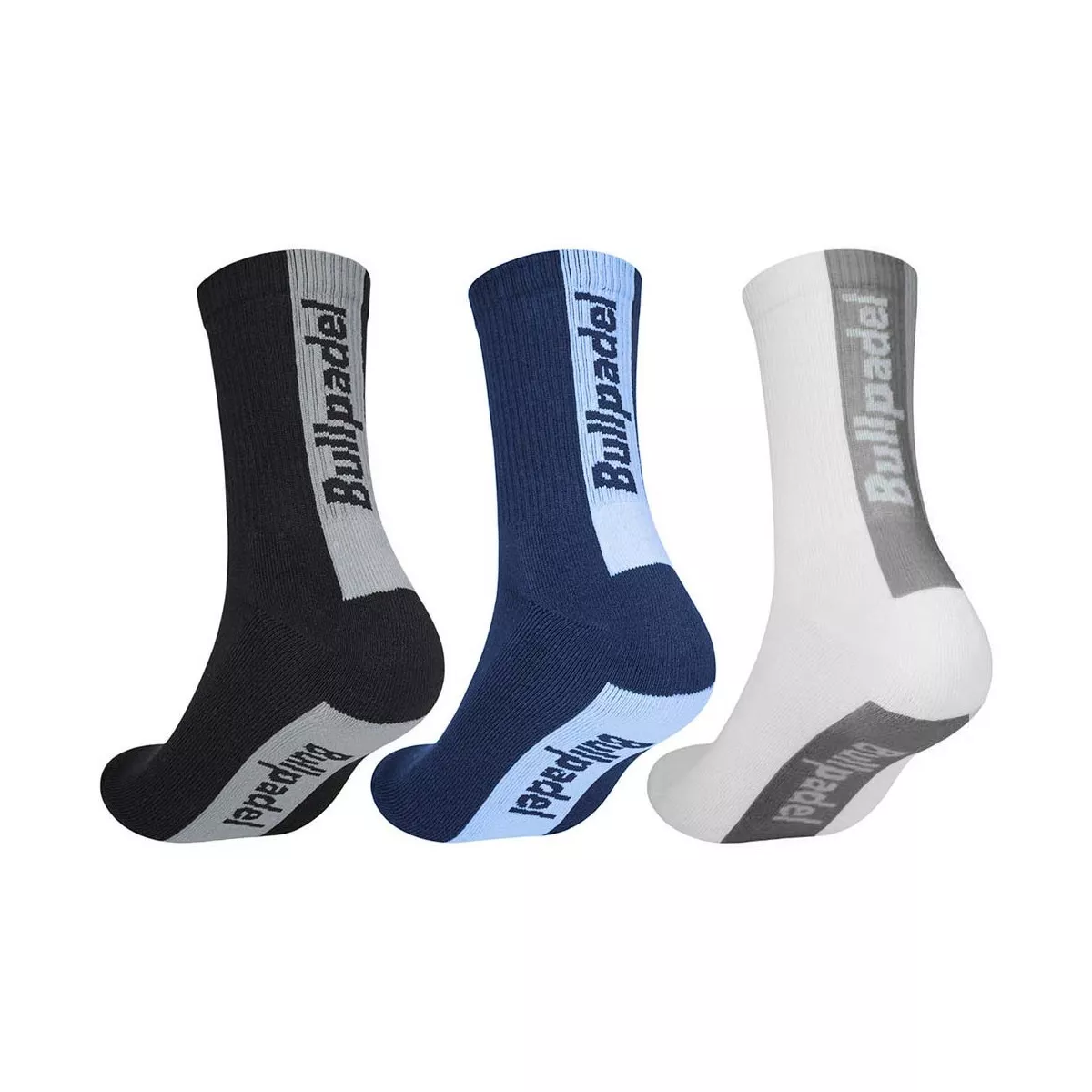Bullpadel BP265 I Socks Black / Navy / White (3 Pairs)