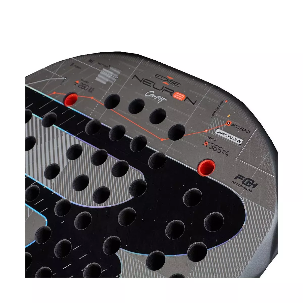 Bullpadel Neuron 02 Edge Comfort 27 racket