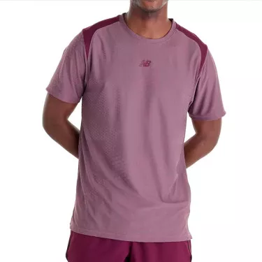 New Balance Tournament NYC Pink / Burgundy T-Shirt