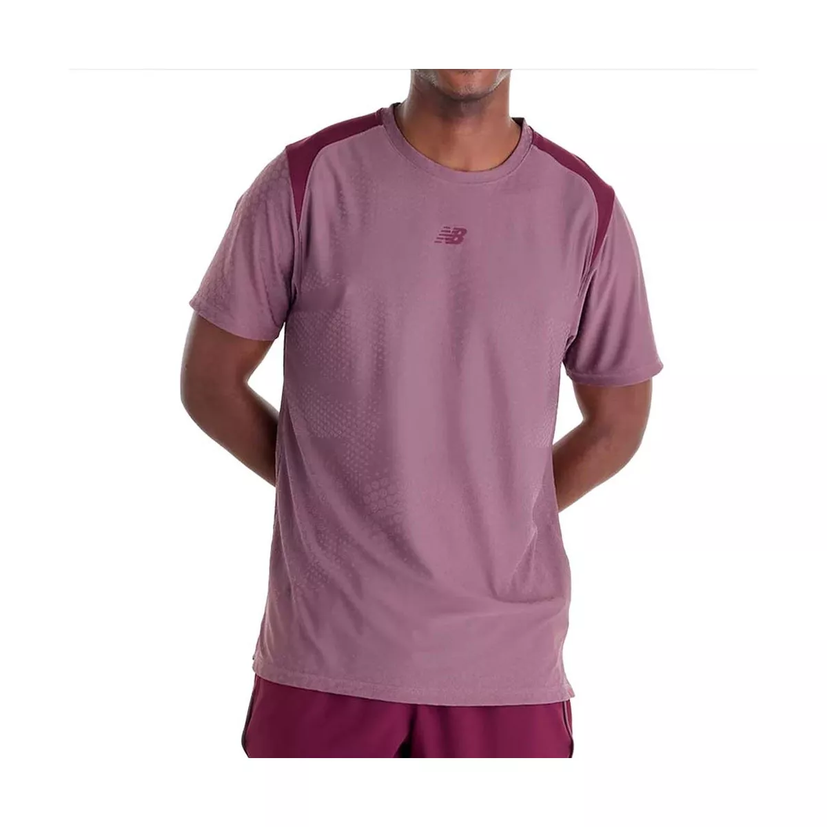 New Balance Tournament NYC Pink / Burgundy T-Shirt