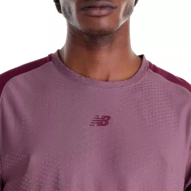 New Balance Tournament NYC Pink / Burgundy T-Shirt