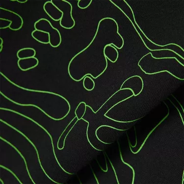 Lacoste Sport Ultra Dry Crocodile Print T-shirt Black / Green