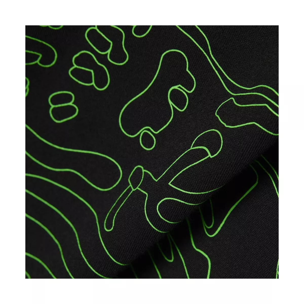 Lacoste Sport Ultra Dry Crocodile Print T-shirt Black / Green