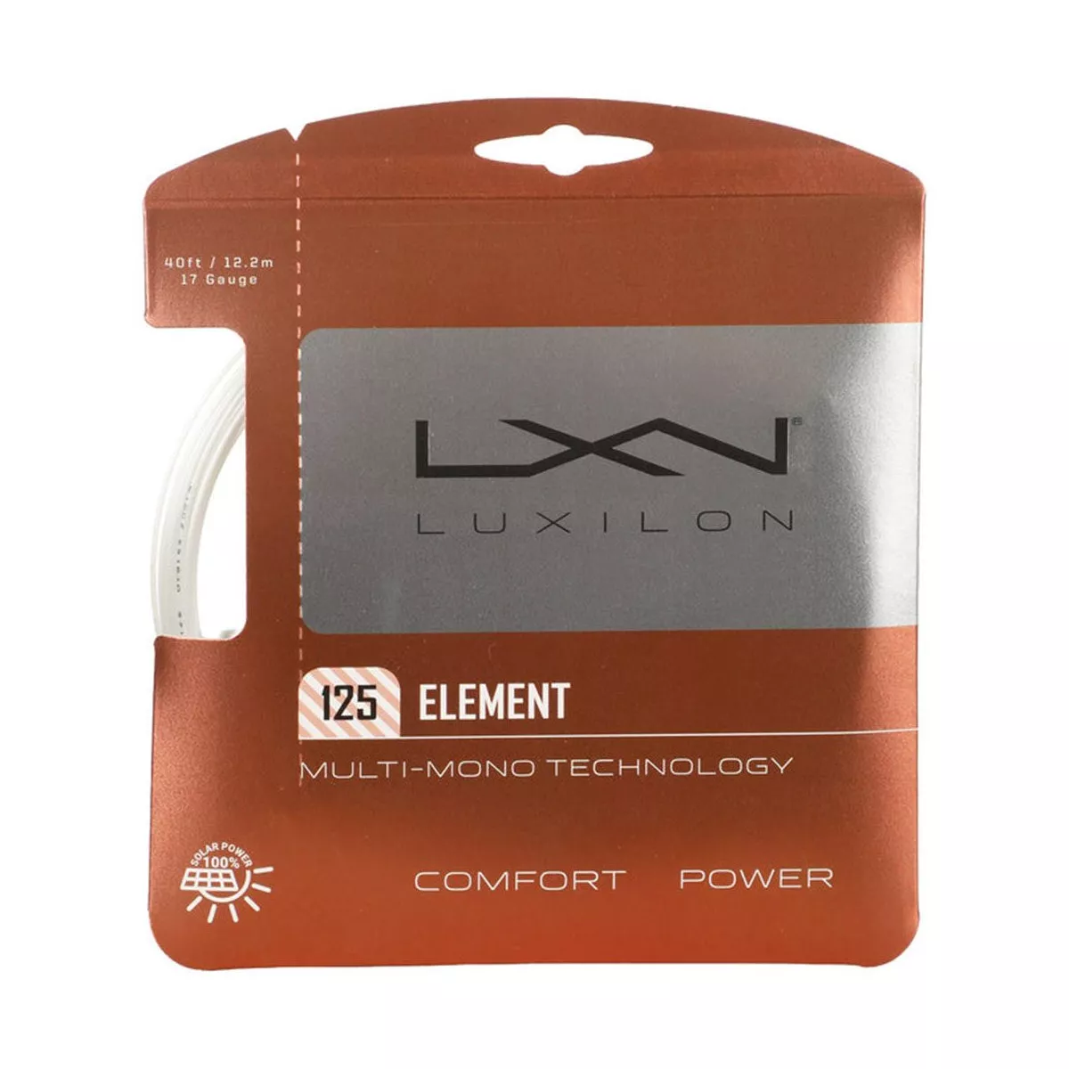 Luxilon Element White 12m Tennis String