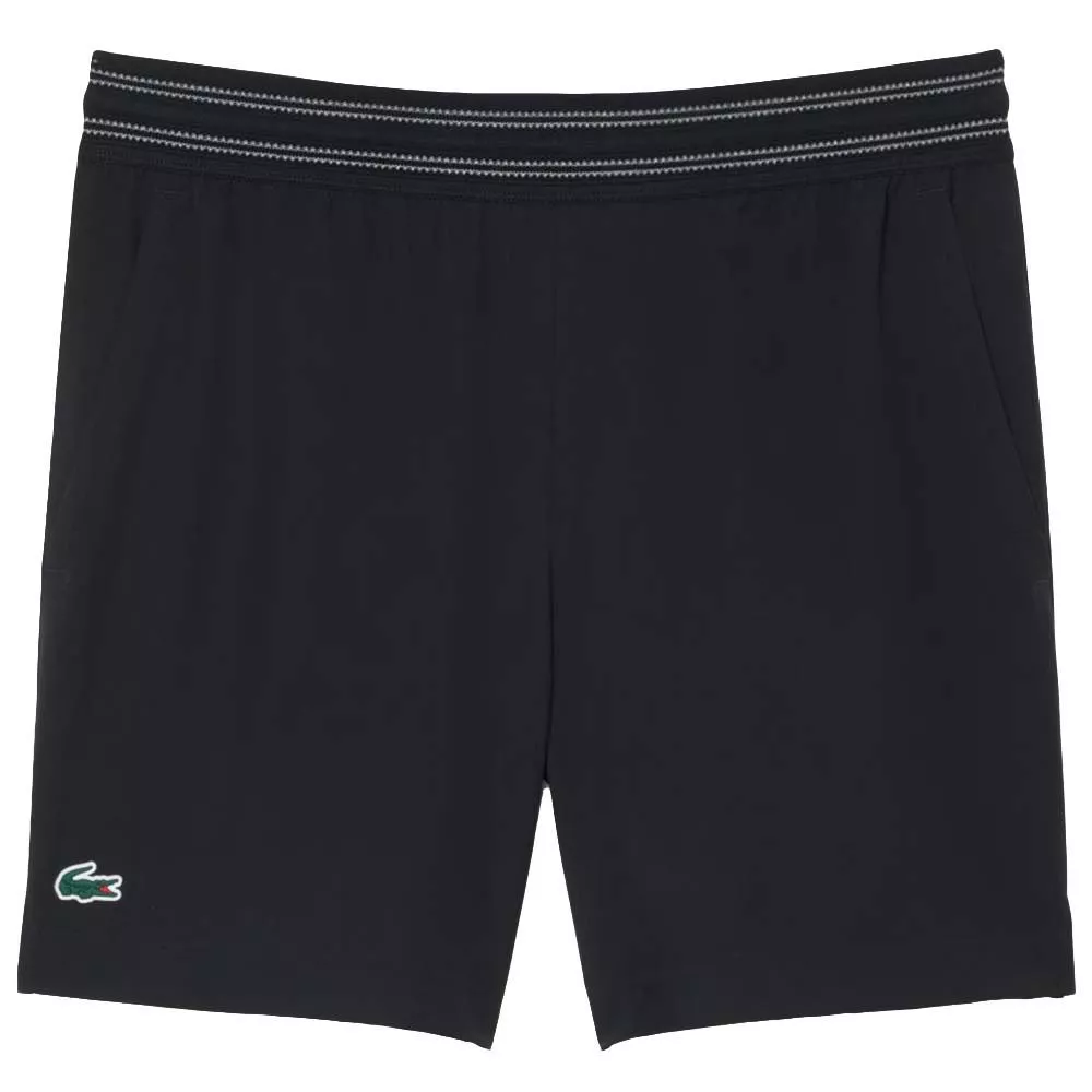 Lacoste Tennis Ultra Dry Reflective Shorts Black