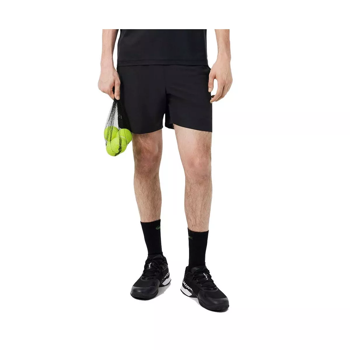 Lacoste Tennis Ultra Dry Reflective Shorts Black