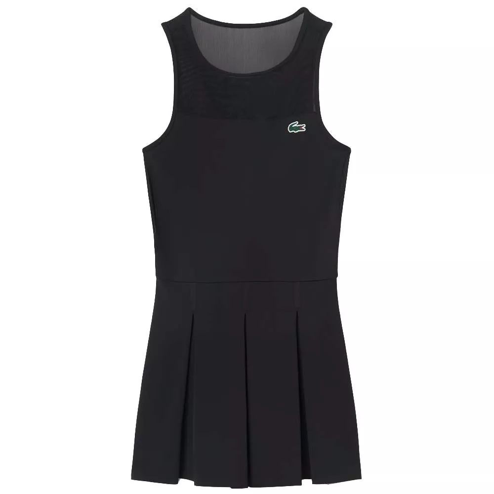 Lacoste Tennis Pleated Stretch Dress Black