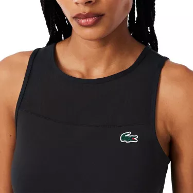 Lacoste Tennis Pleated Stretch Dress Black
