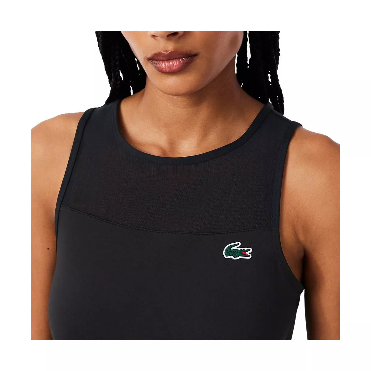Lacoste Tennis Pleated Stretch Dress Black