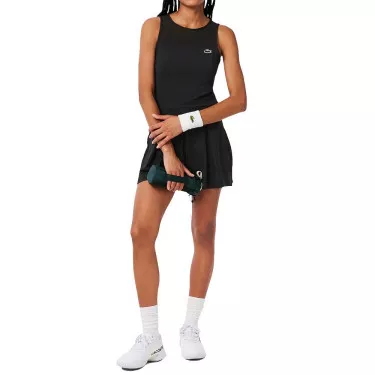 Lacoste Tennis Pleated Stretch Dress Black