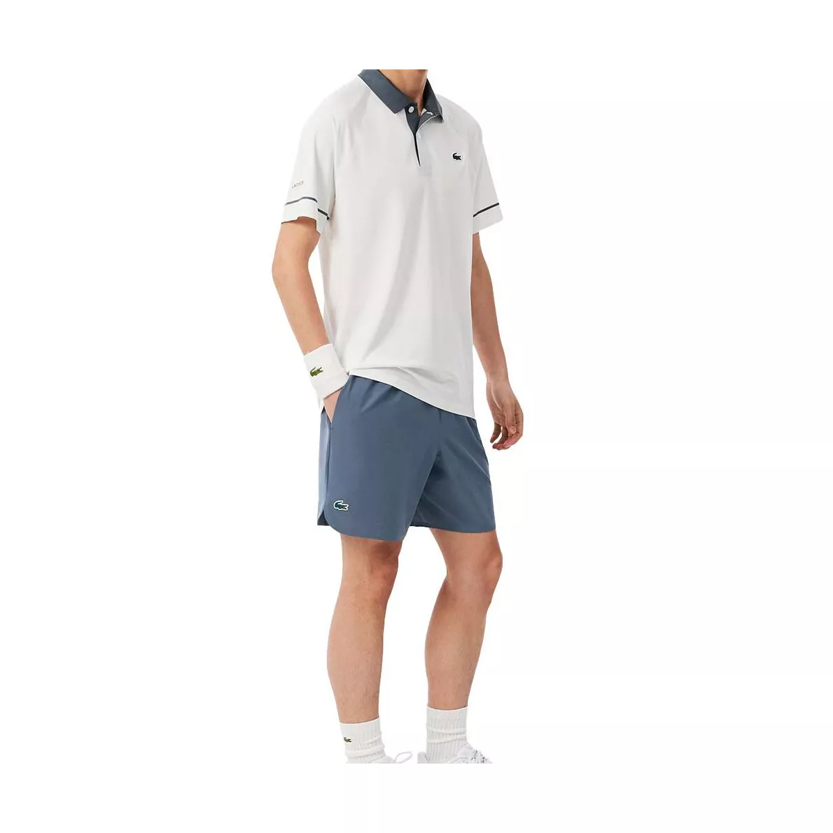 Lacoste x Novak Djokovic On Court Tennis Shorts Grey