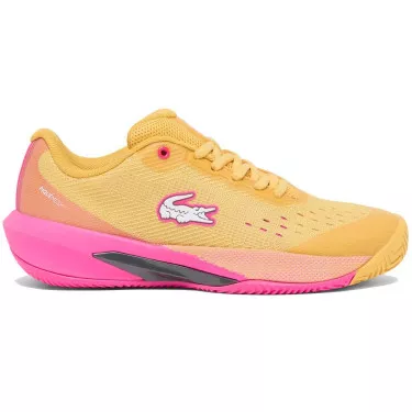 Lacoste AG-LT Evo Women's Tennis Shoes Yellow / Pink