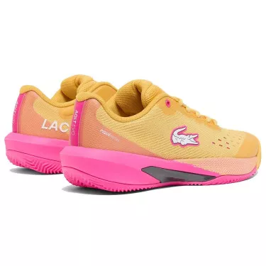 Lacoste AG-LT Evo Women's Tennis Shoes Yellow / Pink