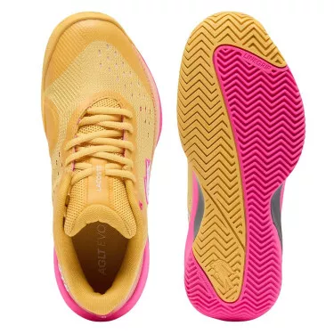 Lacoste AG-LT Evo Women's Tennis Shoes Yellow / Pink
