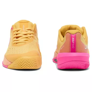 Lacoste AG-LT Evo Women's Tennis Shoes Yellow / Pink