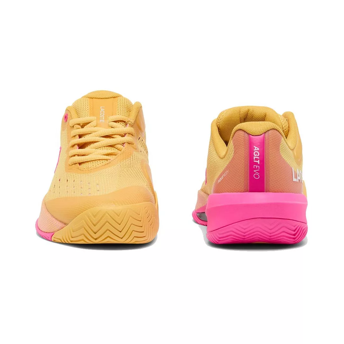 Lacoste AG-LT Evo Women's Tennis Shoes Yellow / Pink