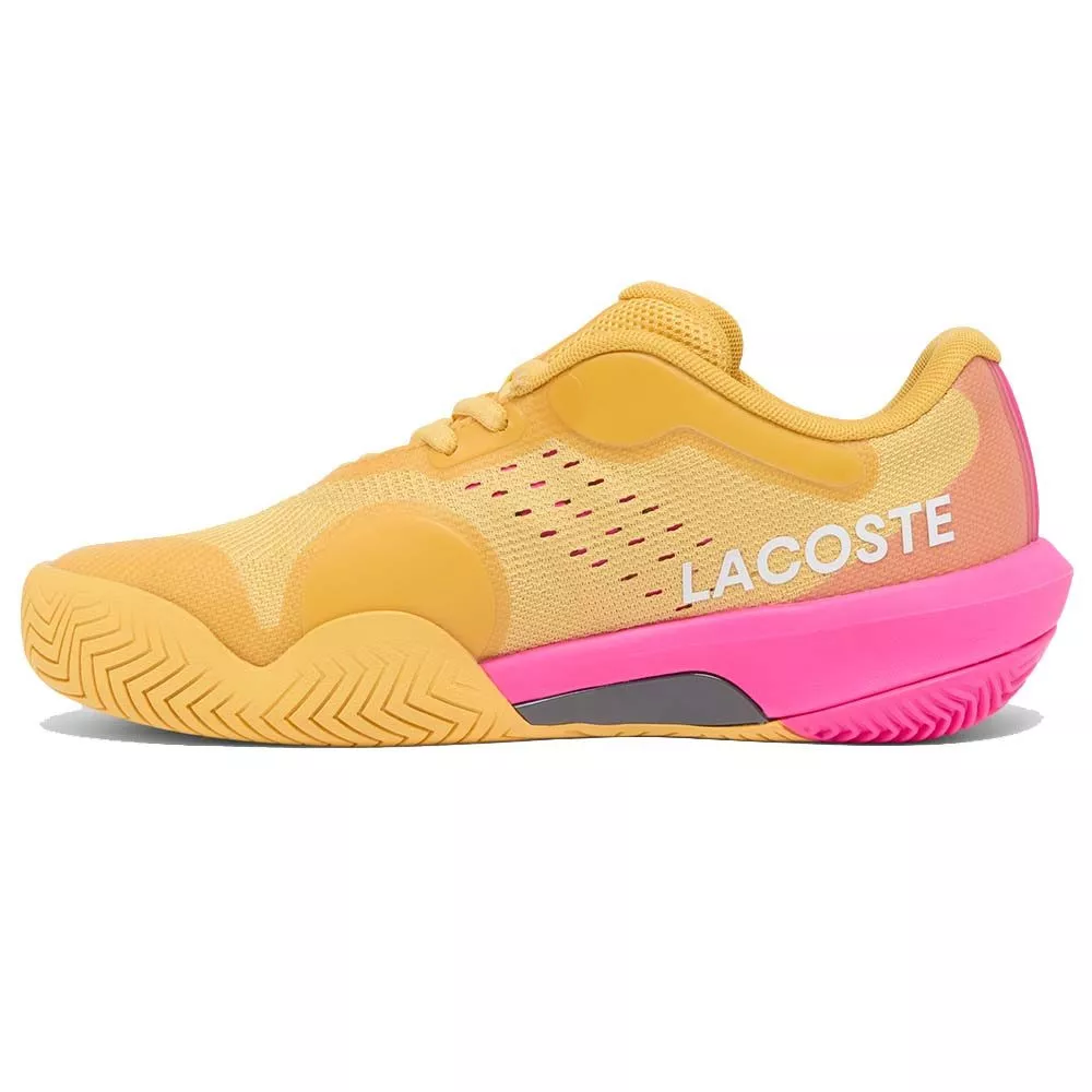 Lacoste AG-LT Evo Women's Tennis Shoes Yellow / Pink