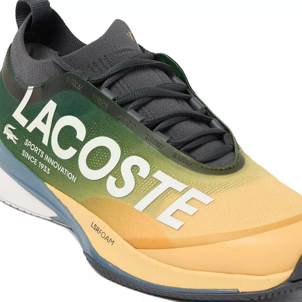 Lacoste AG-LT Lite Tennis Shoes Green / Yellow