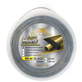 Still In Black Powerful Spin Hexa Silver 120m Reel