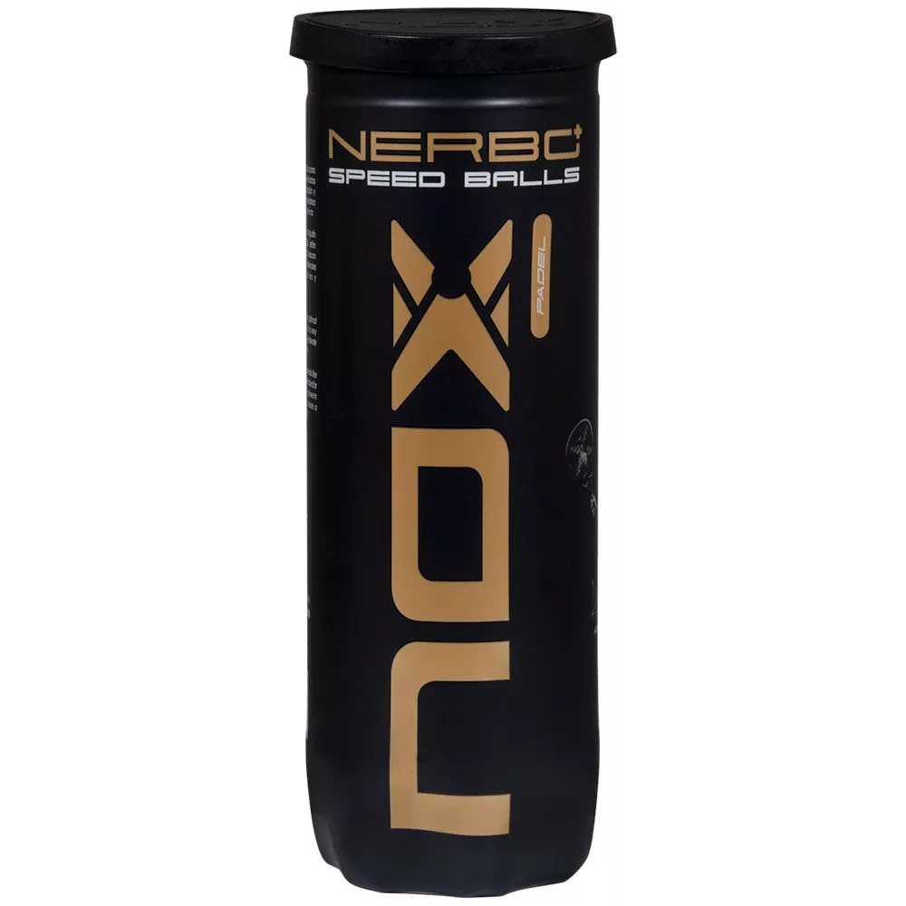 Nox Nerbo+ Speed Padel Balls - 3 Ball Tube