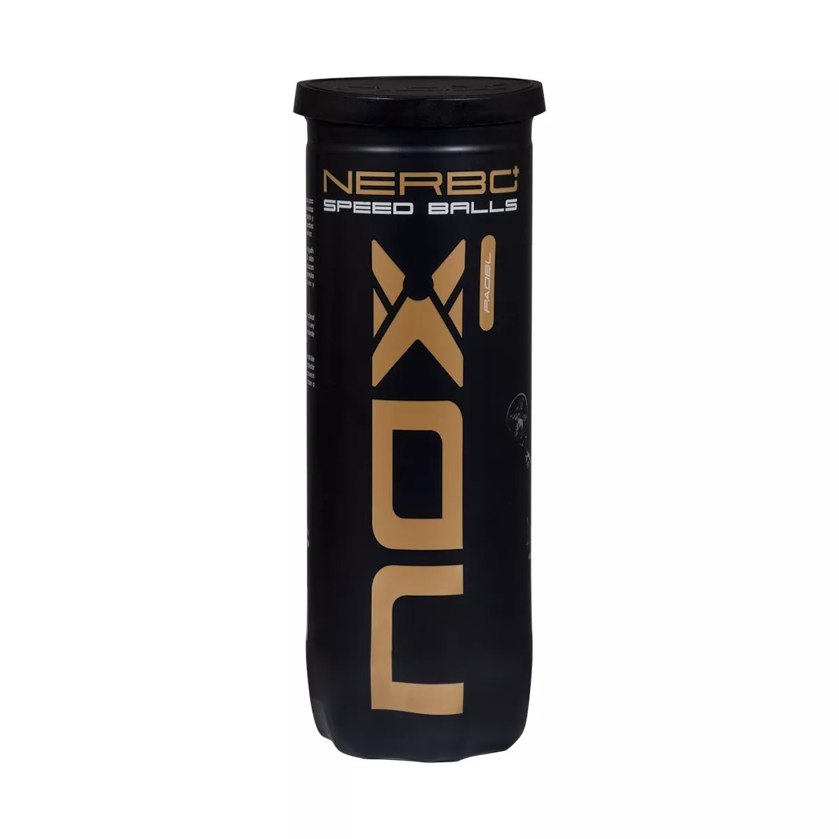 Nox Nerbo+ Speed Padel Balls - 3 Ball Tube