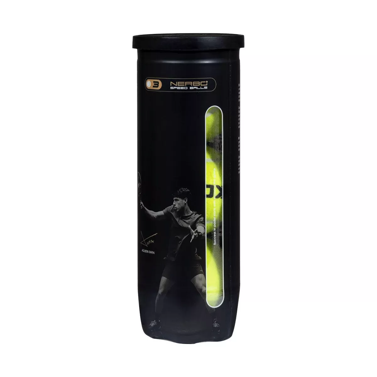 Nox Nerbo+ Speed Padel Balls - 3 Ball Tube