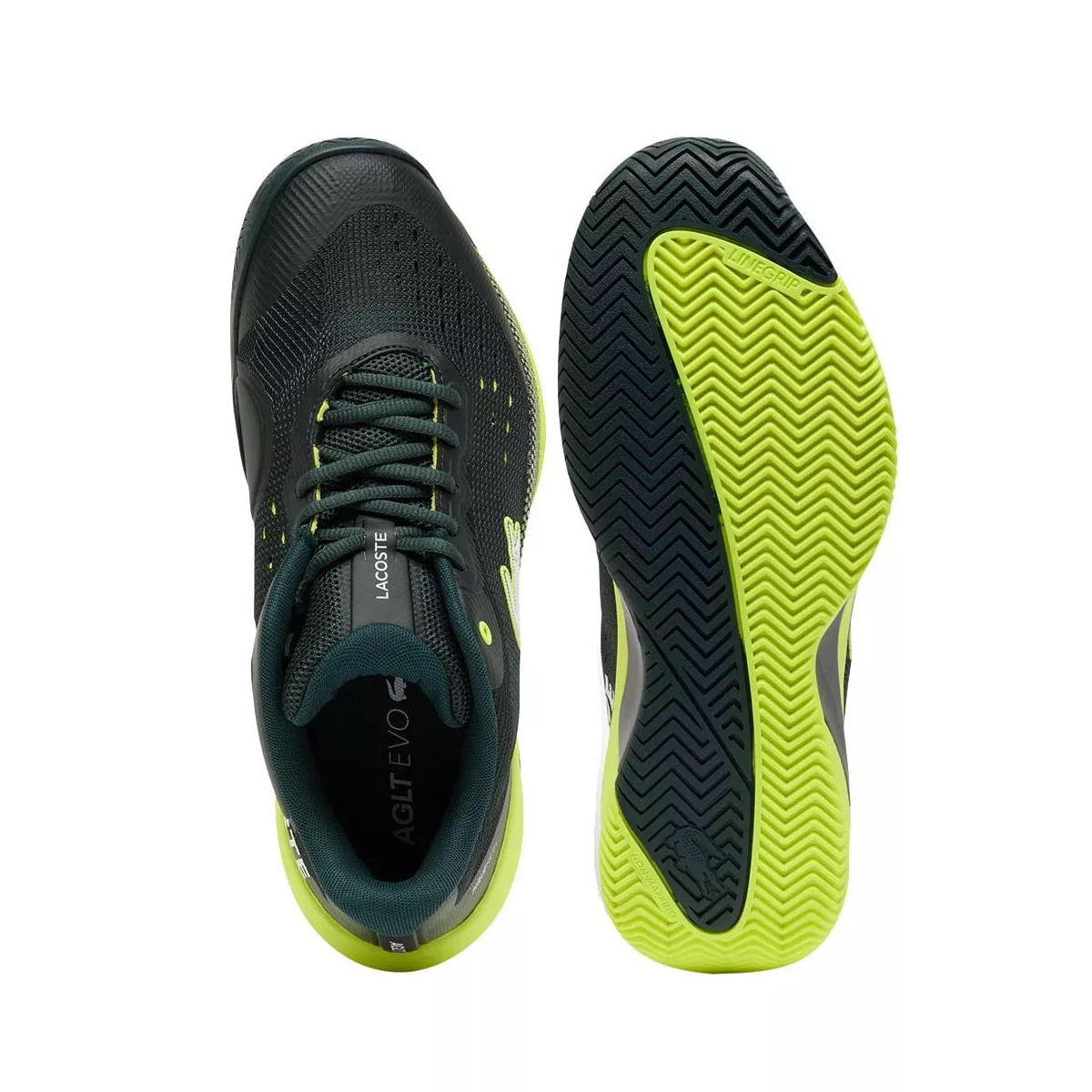Lacoste AG-LT Evo Green / Yellow Tennis Shoes