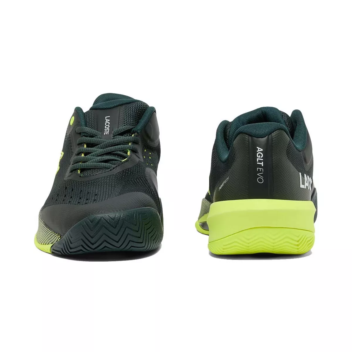 Lacoste AG-LT Evo Green / Yellow Tennis Shoes