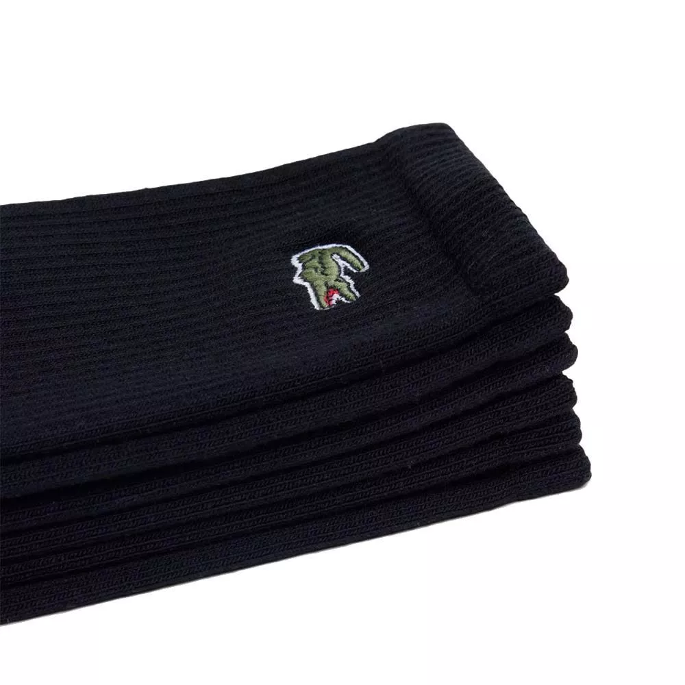 Lacoste Sport Long Black Socks (3 Pairs)