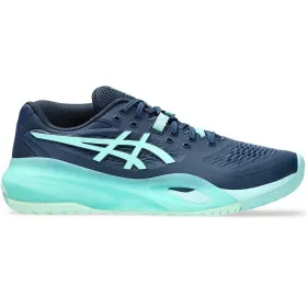 Gel Resolution X Tennis Shoes - Navy / Turquoise
