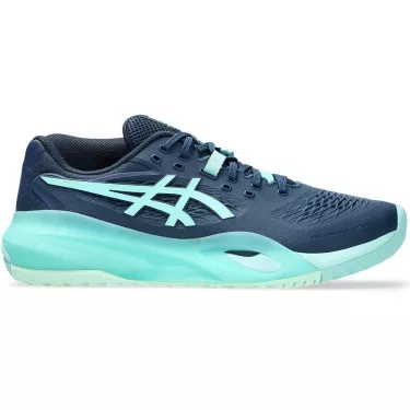 Asics Gel Resolution X Tennis Shoes - Navy / Turquoise