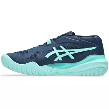 Asics Gel Resolution X Tennis Shoes - Navy / Turquoise