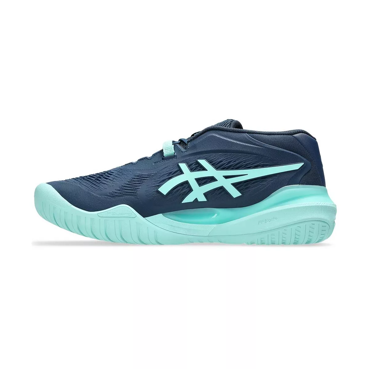 Asics Gel Resolution X Tennis Shoes - Navy / Turquoise