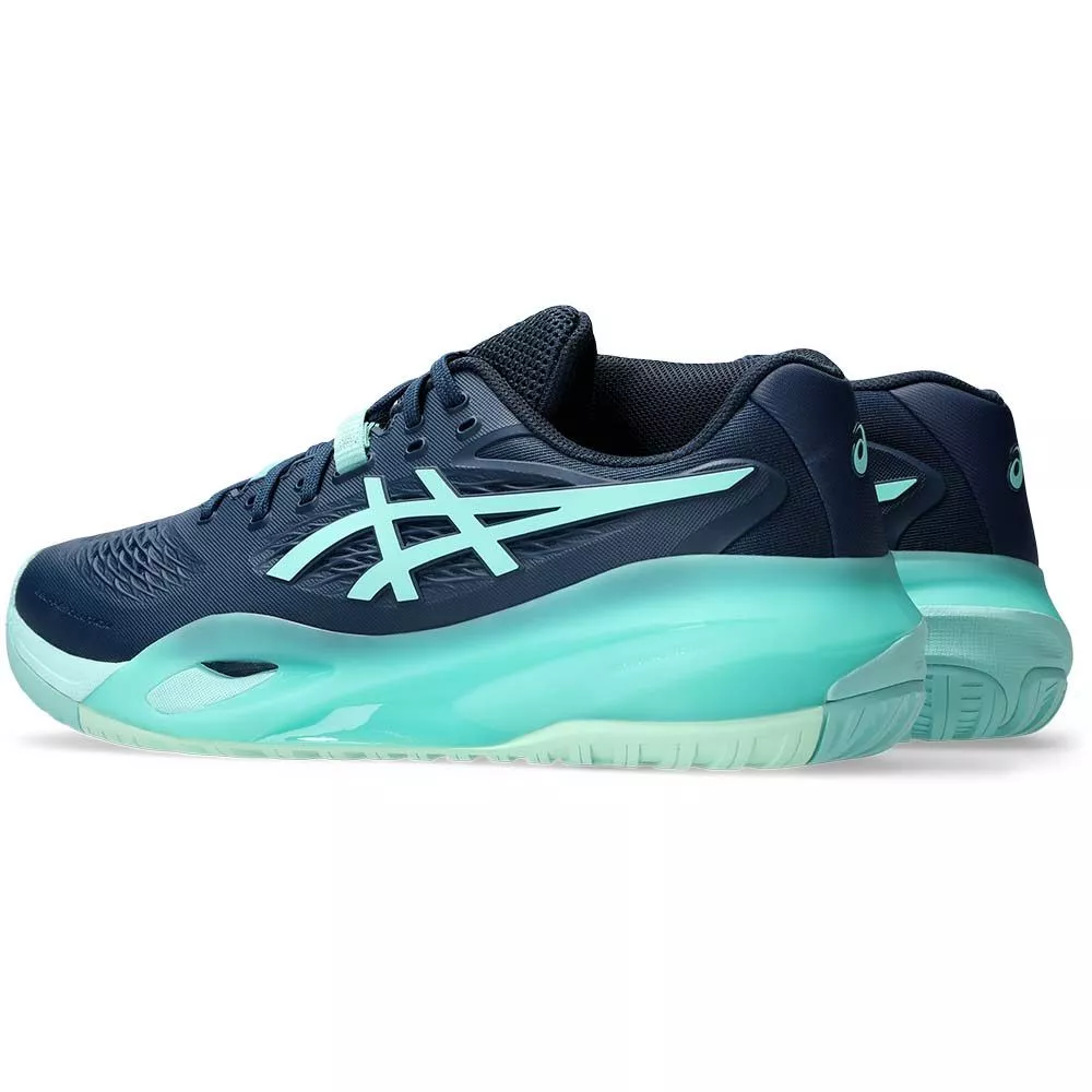 Asics Gel Resolution X Tennis Shoes - Navy / Turquoise