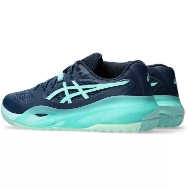 Asics Gel Resolution X Tennis Shoes - Navy / Turquoise