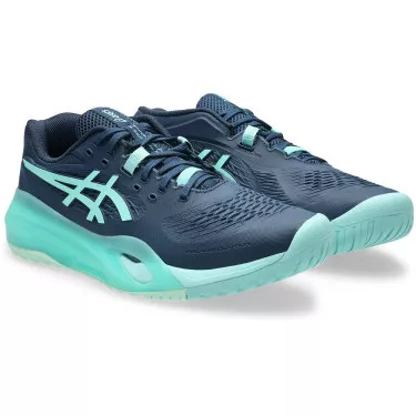 Asics Gel Resolution X Tennis Shoes - Navy / Turquoise